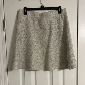 Ann Taylor Elegant Cream and Black Women's Skirt